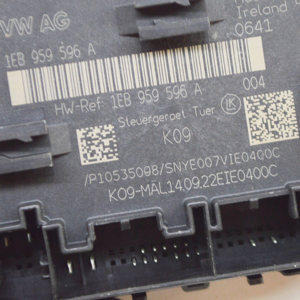 фото №7, Audi q4 sportback e-tron 2022 правая сторона блок управления / модуль дверь