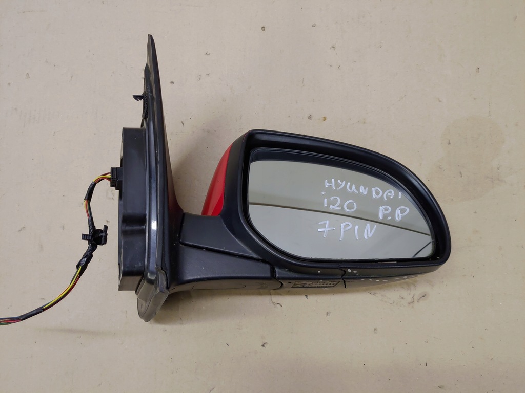 фото №6, Зеркало правое перед 7 pin hyundai i i20 08-12 bh