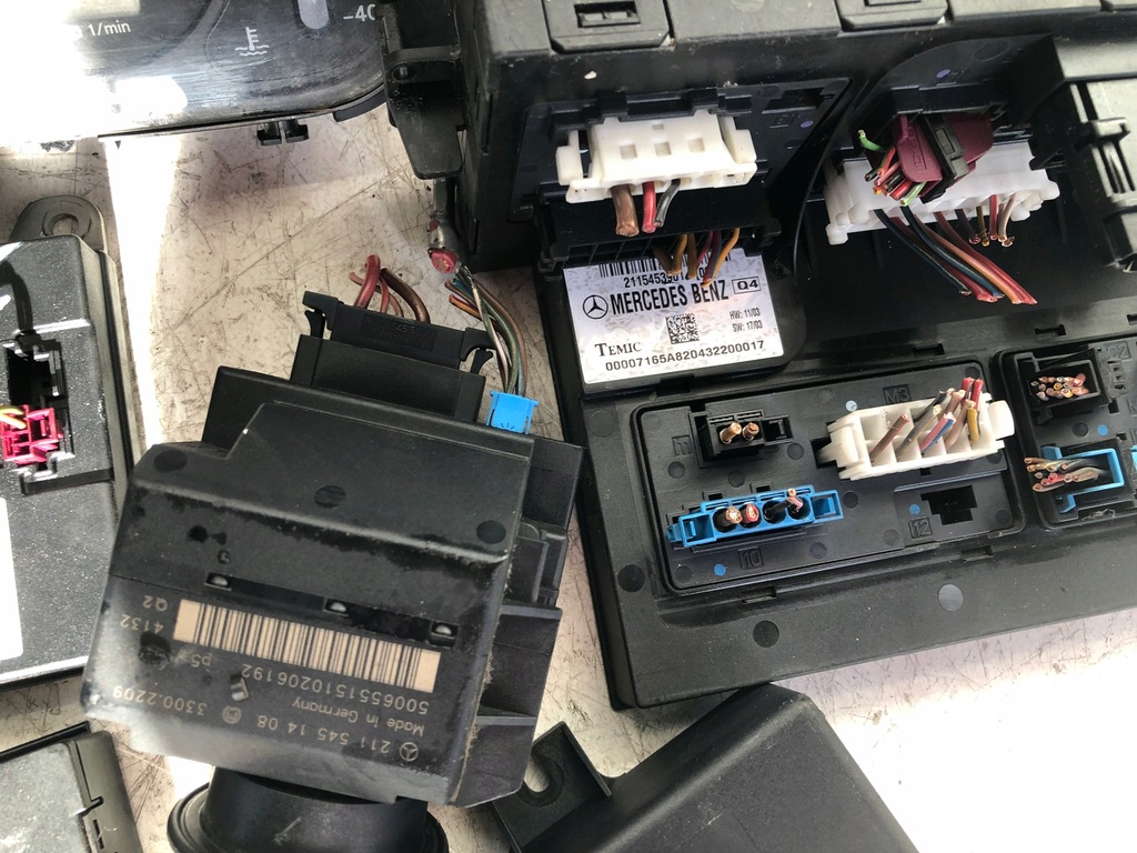 фото №4, Блок управления набор стартовый mercedes w211 1.8 a2711539179