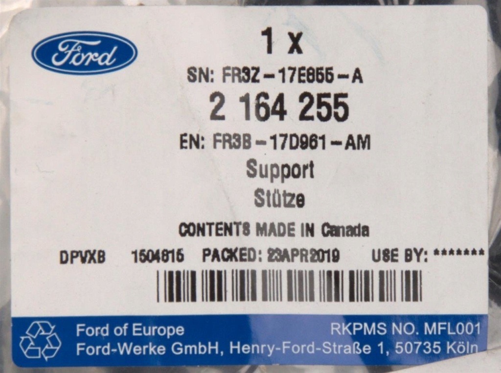 Кронштейн направляющая бампера левый задняя mustang 2015-23 2164255 _ fr3b-17d961-am Недорого