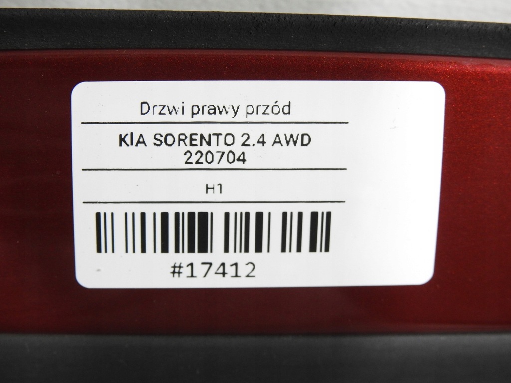 фото №11, Двері правий перед r1 kia sorento i