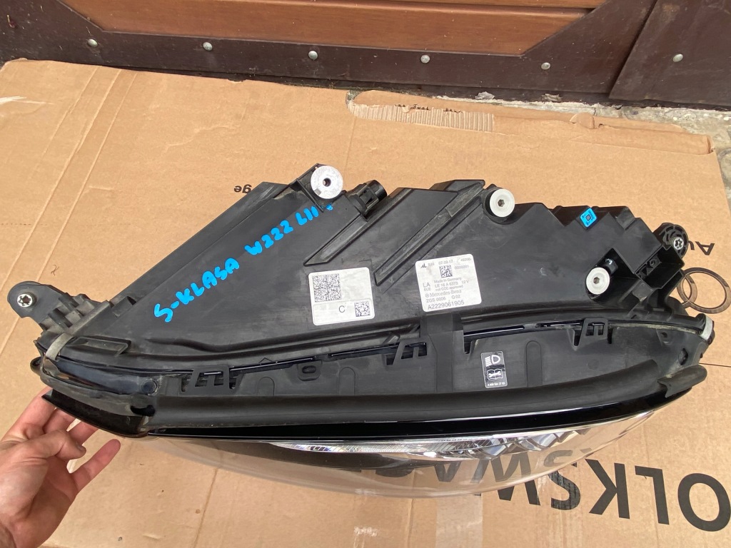 фото №12, Mercedes s klasa w222 lift лампа ліва передня перед multibeam a2229061905