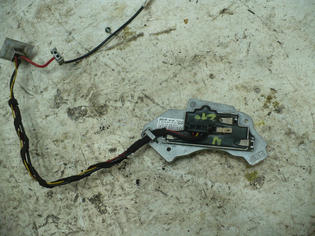 фото №1, Резистор повітродувка обдув mercedes w210 a2108211551 xyz