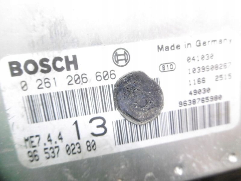 фото №5, Xsara бортовой компьютер 1,6 16v 9653702380 0261206606