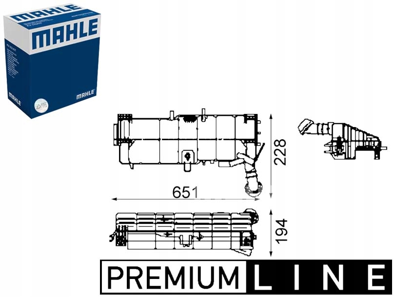 фото №1, Бак расширительный жидкость охлаждающей mercedes atego axor axor 2