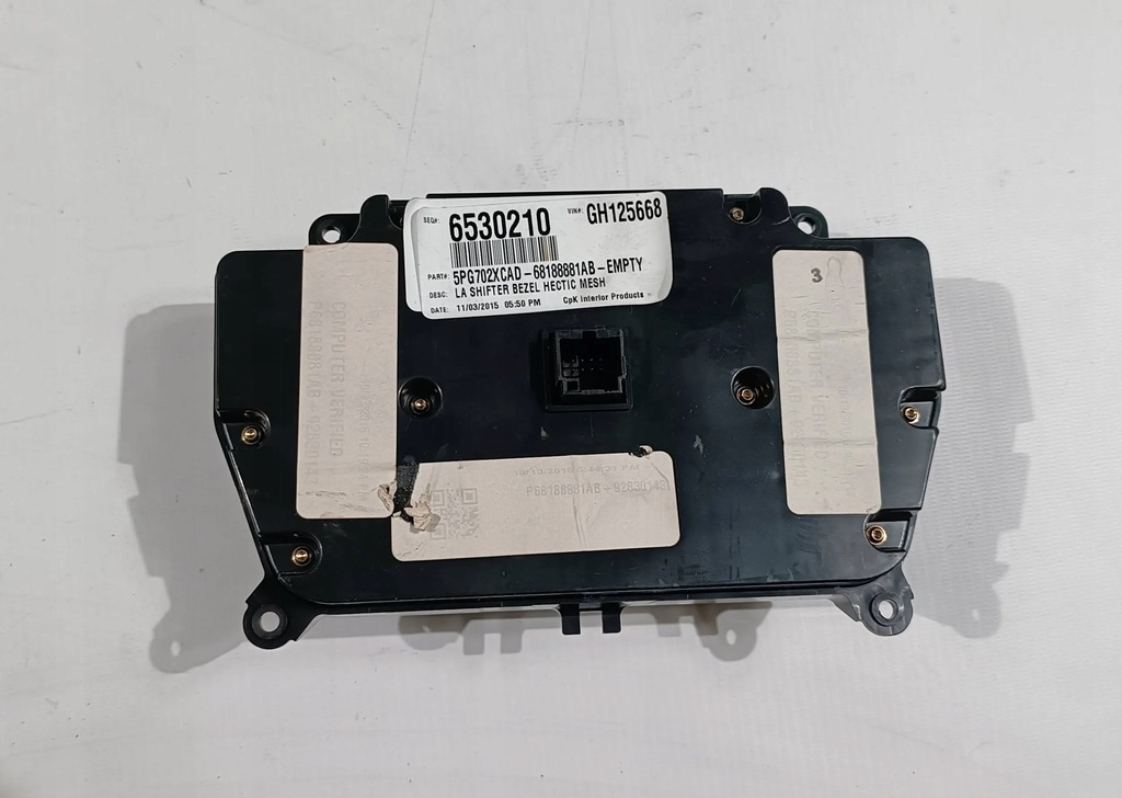 фото №8, Панель радіо кондиціонера dodge challenger srt радар