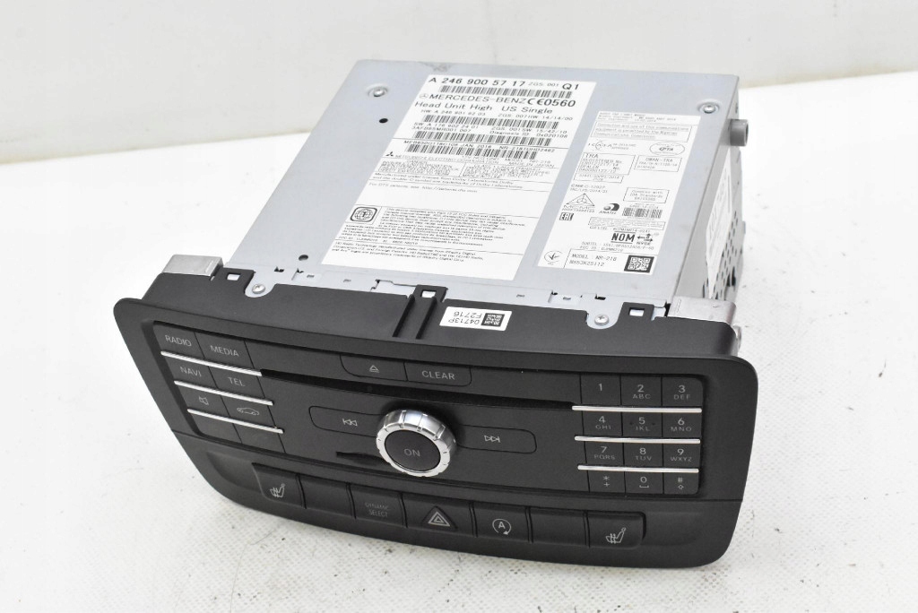 фото №2, Радио радиопроигрыватель cd телефон sd a2469005717 mercedes cla c117 13-16