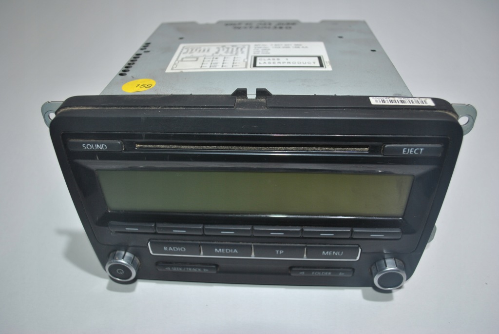 фото №1, Радіопрогравач cd vw golf vi 1k0035186aa