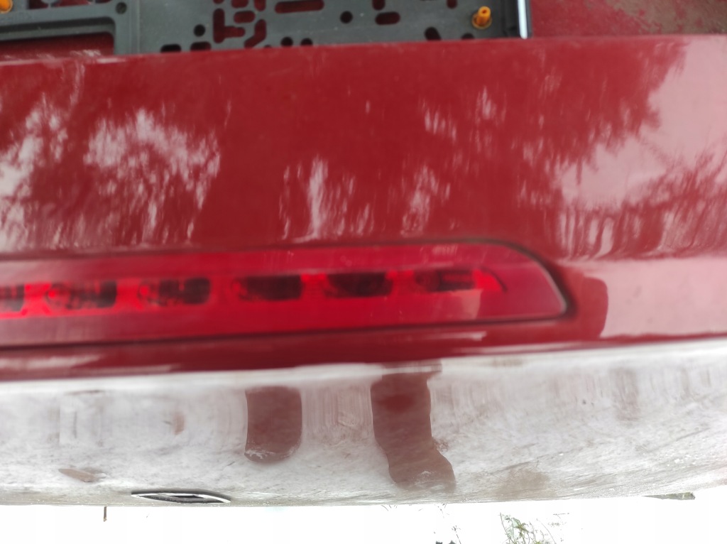 фото №15, Кришка багажника багажника задня задня mercedes slk r172 czerwona