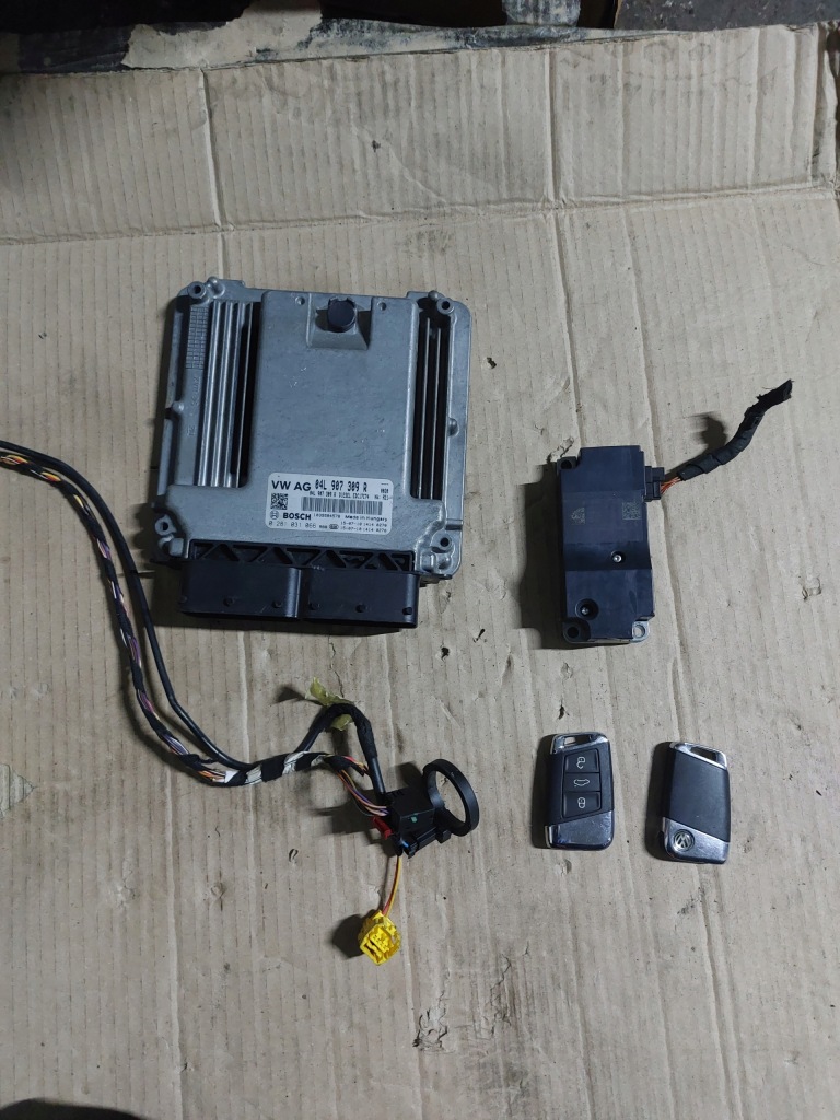 фото №1, Vw passat b8 набор бортовой компьютер блок управления ключ 04l 907 309 r