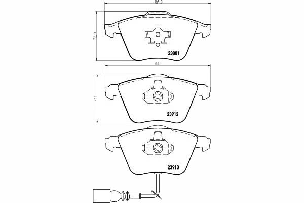 Textar комплект гальмівних колодок гальмівних tex, 2380101 Ціна