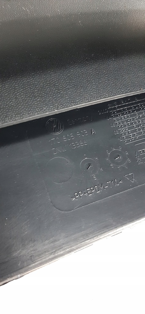 фото №8, Vw touran caddy накладка бампера перед передня 1t0805903a