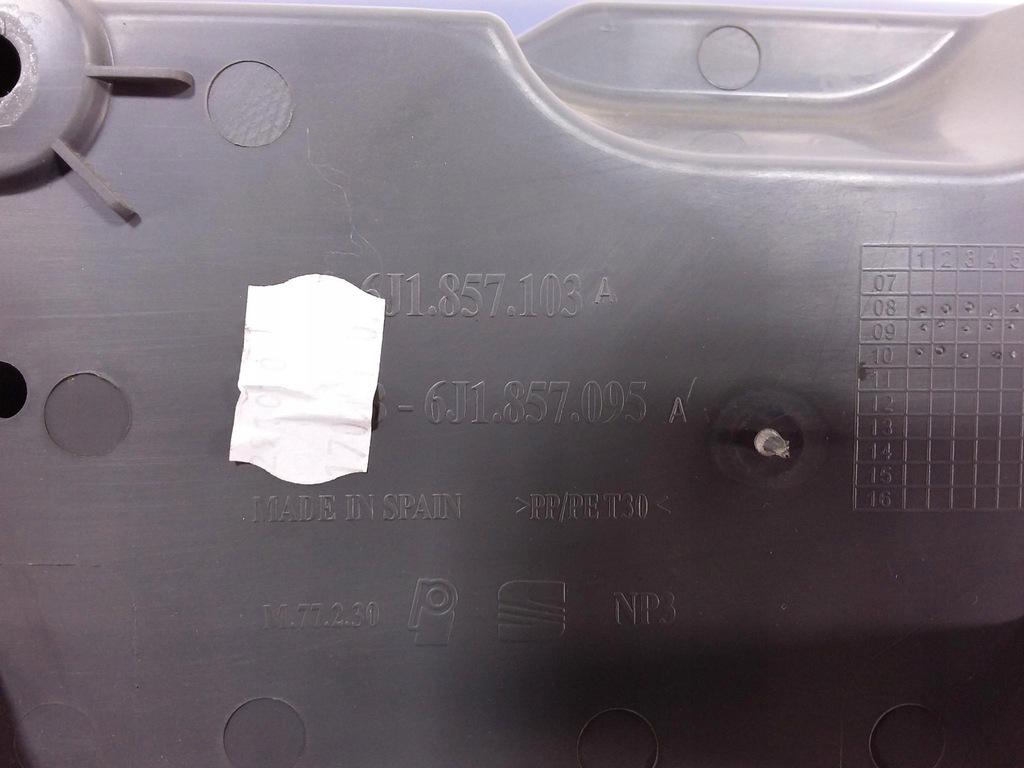 фото №8, Seat ibiza iv бардачок пасажира 6j1857103a