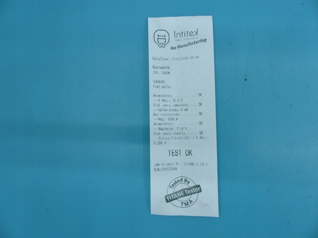 фото №5, Test стартер fiat palio i 97-01 1.4 b