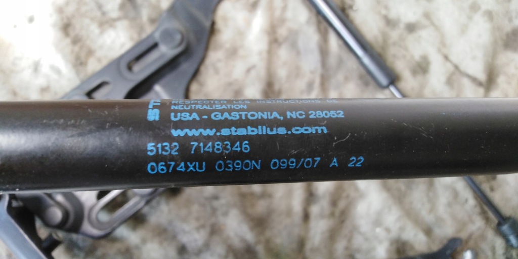 фото №7, Bmw x5 e70 петлі амортизатори капот l/p kompl 475/9