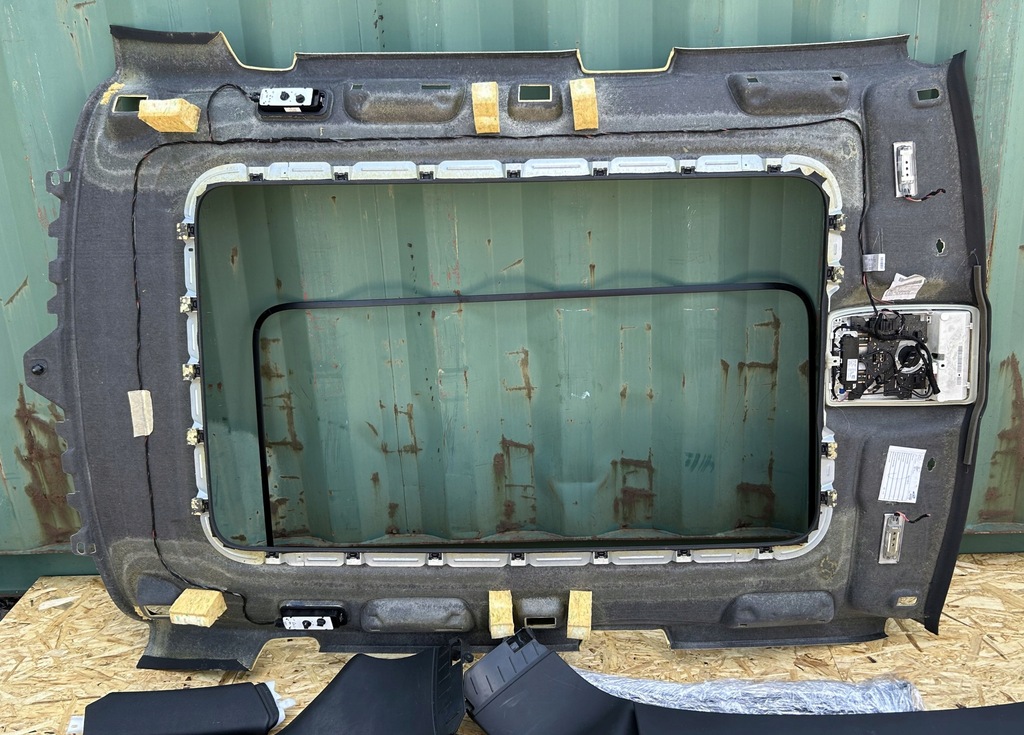 фото №14, Стеля комплект czarna s-line панорама стійки ліхтарі шторка audi q5 8r0