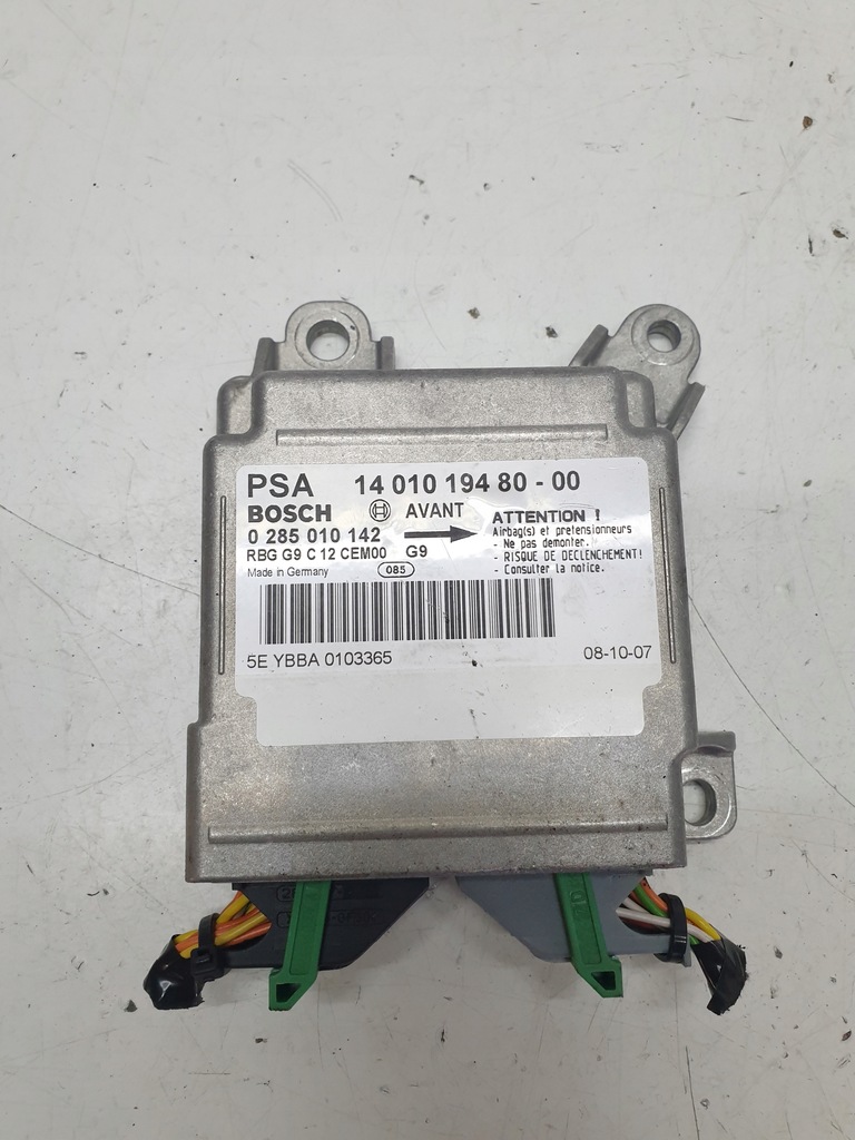 фото №1, Модуль датчик подушка безпеки fiat scudo ii 1401019480