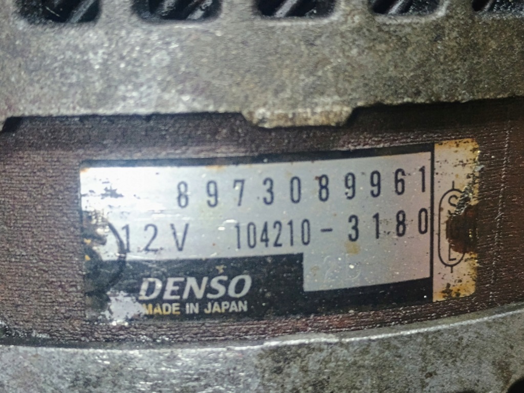 Генератор denso 8973089961 renault 3.0 dci Оригінал