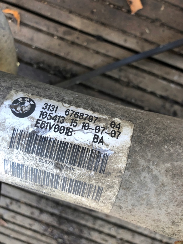 фото №7, Bmw e60 e61 амортизационная стойка левый перед поворотный кулак 6768797