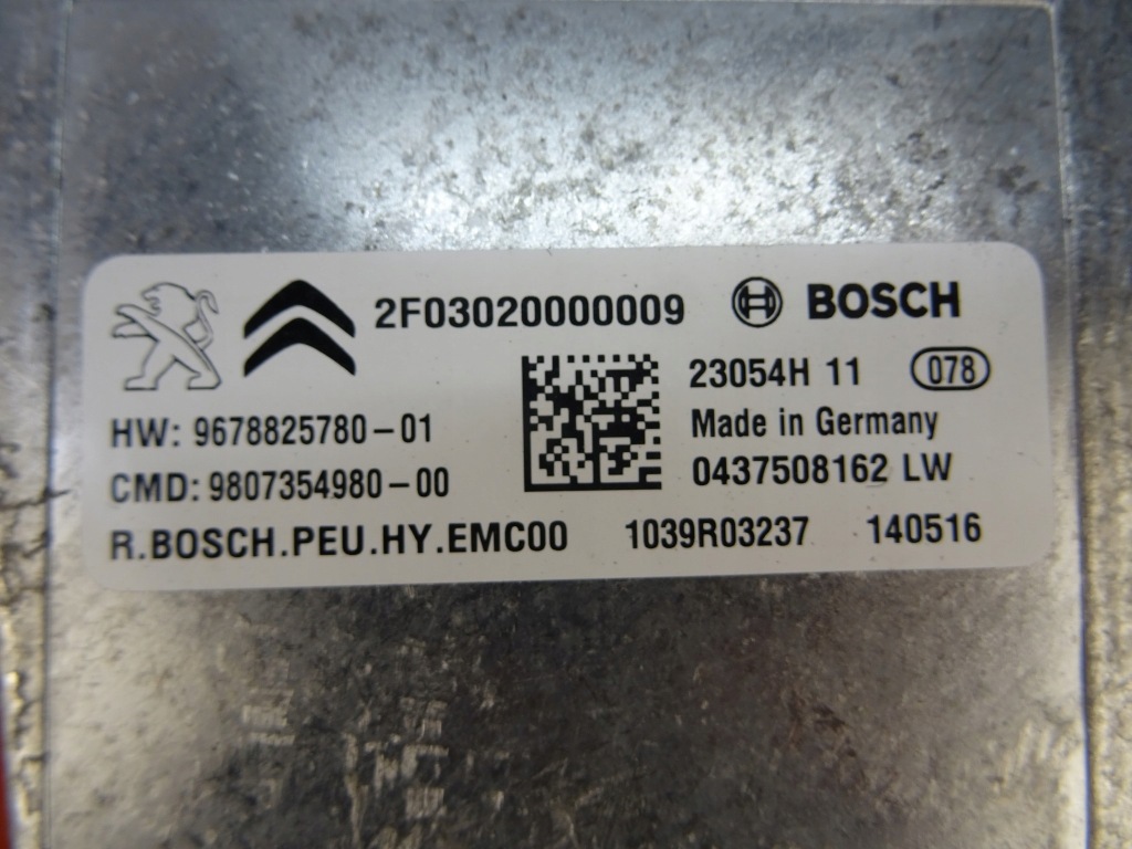 Peugeot 508 блок запалювання котушка 9678825780 гібрид Зі Шроту