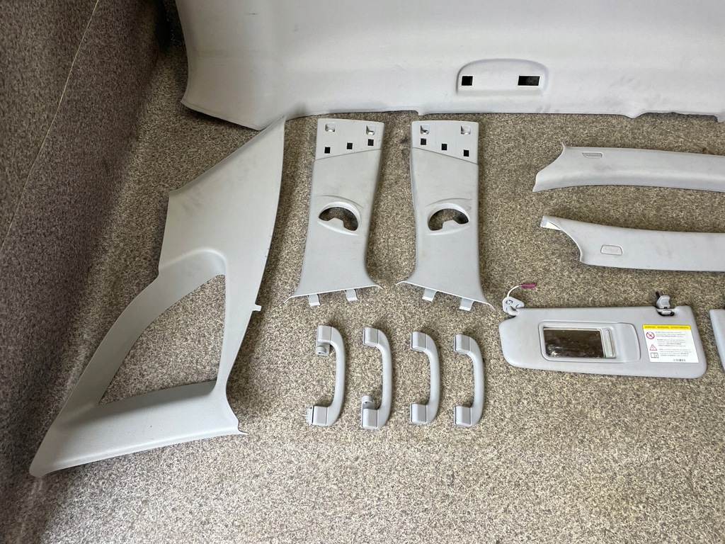 фото №5, Потолок подкрылок фонари ручки стойки солцезащитный козырёк bmw x1 e84 серая kpl