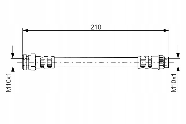 фото №2, Шланг тормозной гибкий задняя l/p ds ds 4 citroen c2 c2 enterprise