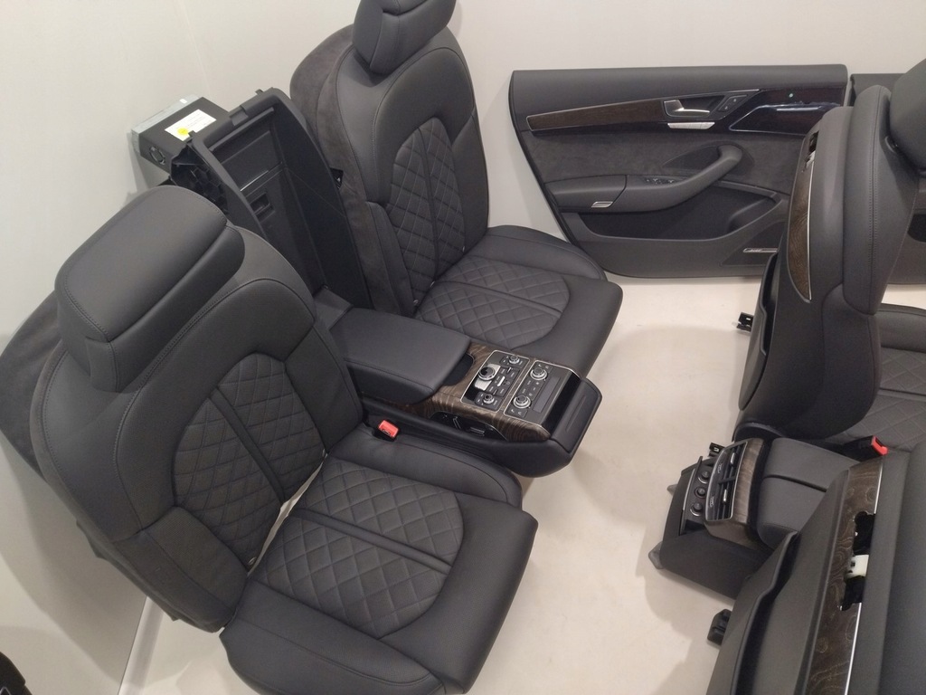 фото №14, Оббивка сидіння перед сидіння задня rse bose audi a8 d4 long lift 2015-2018r