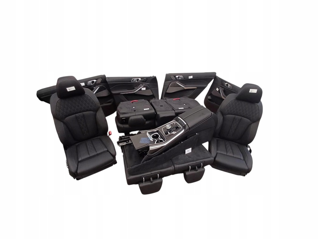 фото №1, Салон оббивка комплект bmw x7 g07 vasw leather merino black