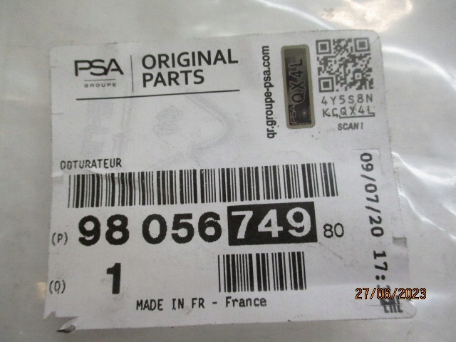 Peugeot 5008 lift решітка середня бампера nowa Оригінал