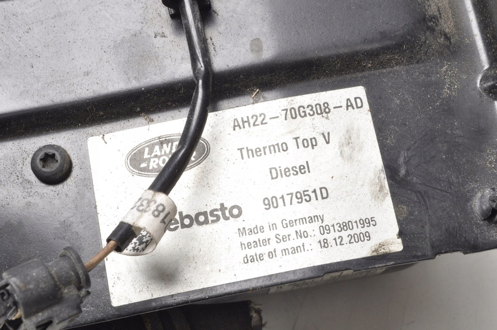 фото №3, Land rover range rover l320 webasto нагреватель
