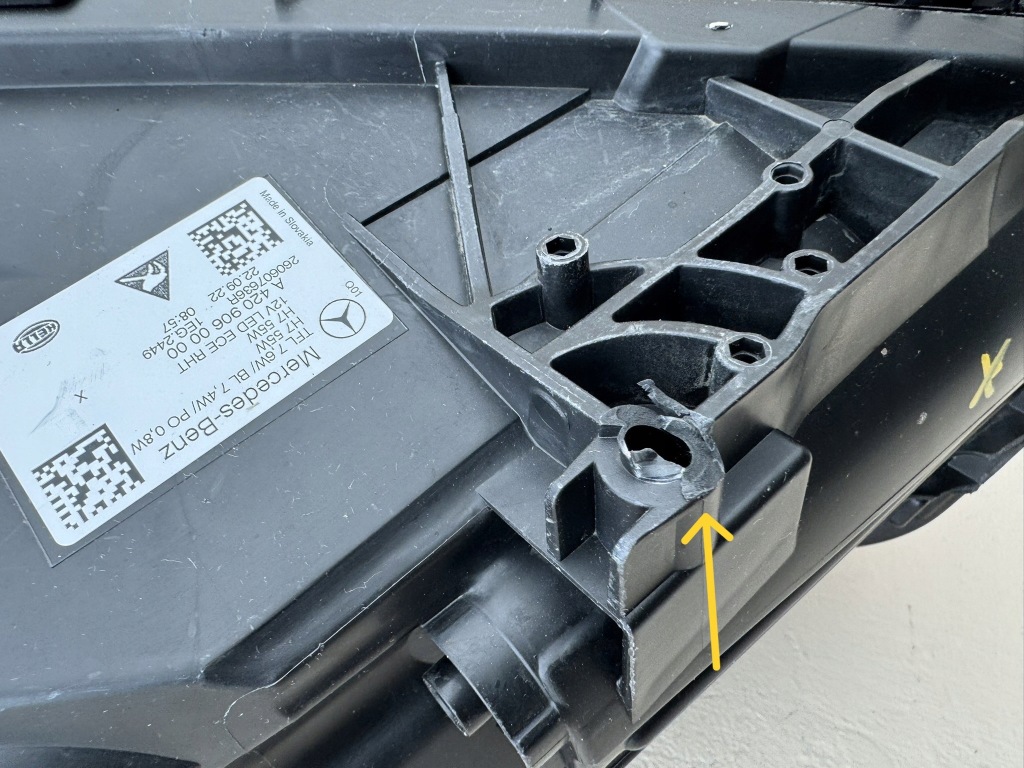 фото №10, Mercedes citan w420 2 ii 21r- лампа ліва перед передній a4209060000