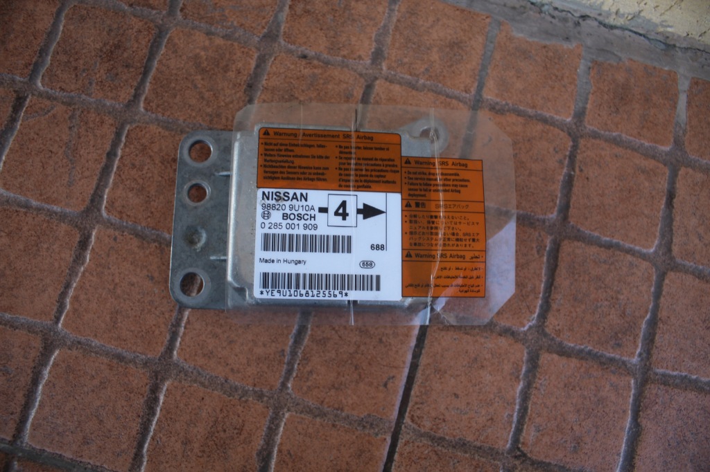 фото №1, Модуль датчик air bag nissan note e11 988209u10a