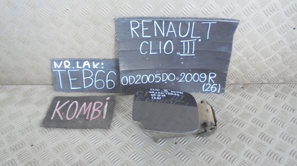 фото №2, Крышка заливной топлива renault clio iii 05-09r teb66