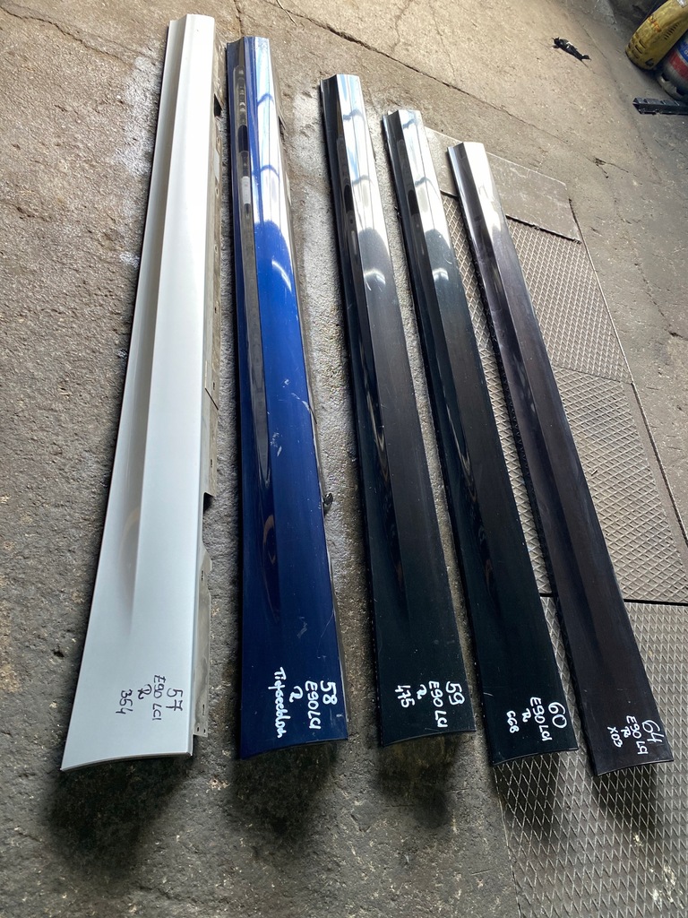 фото №2, 64 bmw e90 e91 lift поріг молдинг права rubinschwarz