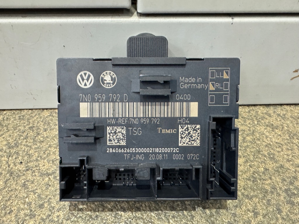 фото №1, Модуль блок керування двері seat alhambra 7n0959792d