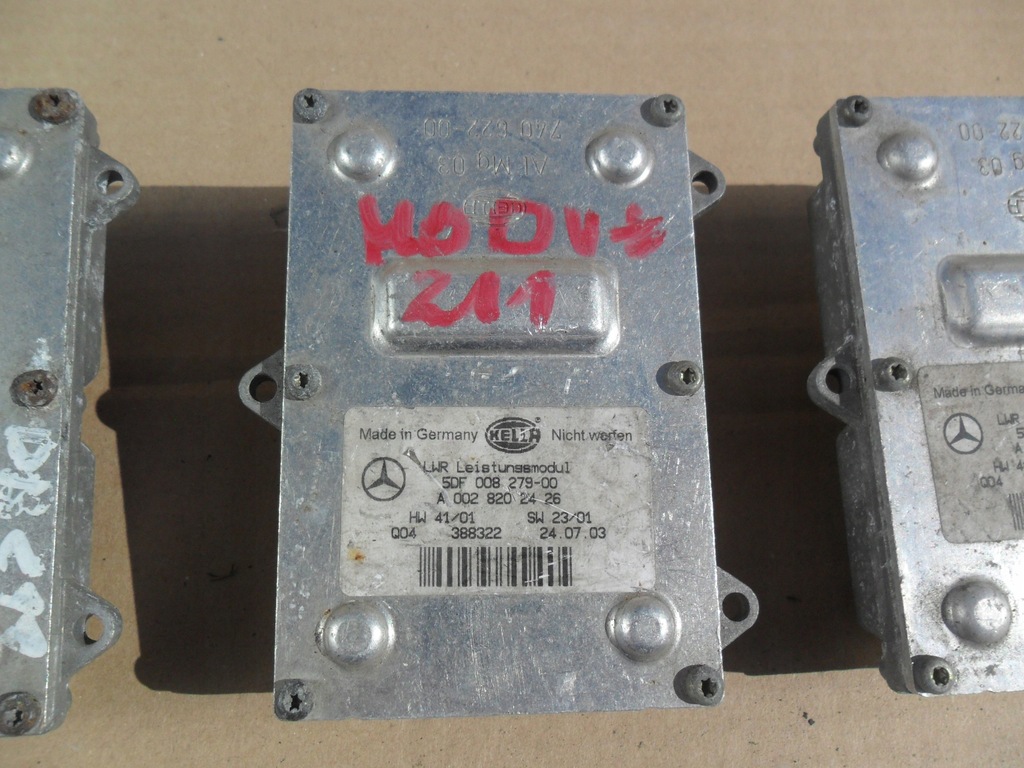 фото №13, Преобразователь ксенон mercedes w211 w219 a0028202426