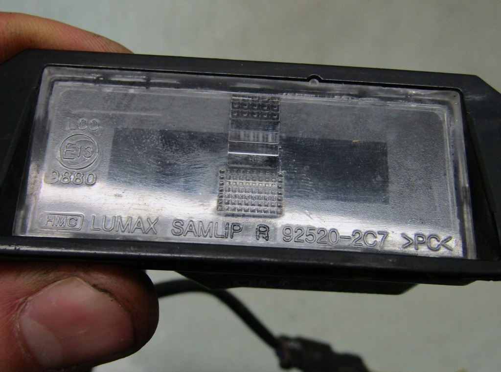 фото №11, I20 ii 17r лампа ліхтарі освітлення номерного знака реєстраційний 92510-2c7 kpl