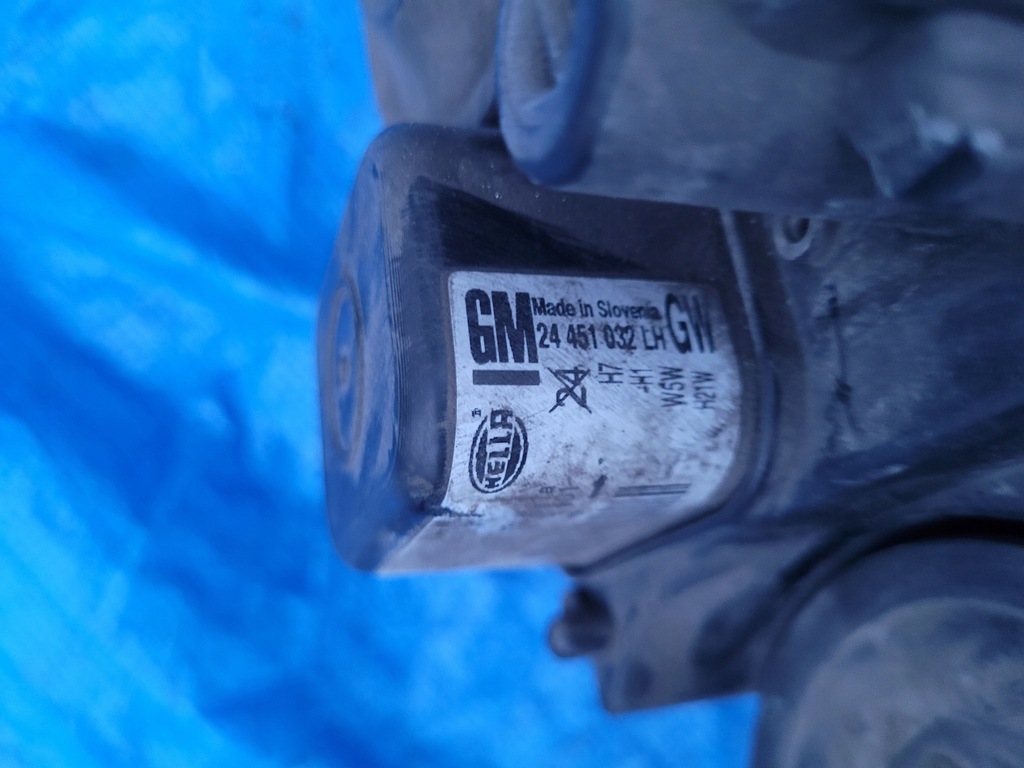 фото №13, Opel-części astra h фара левый лампа перед 24451032