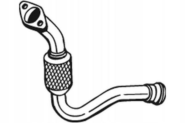 фото №2, Труба вихлопна перед гнучкий renault clio ii kangoo kangoo express