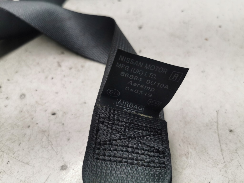 фото №6, Nissan note i e11 pas безпеки правий перед