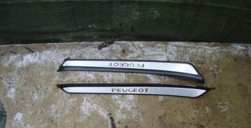 фото №1, Peugeot 607 lift молдинг поріг права ліва хром