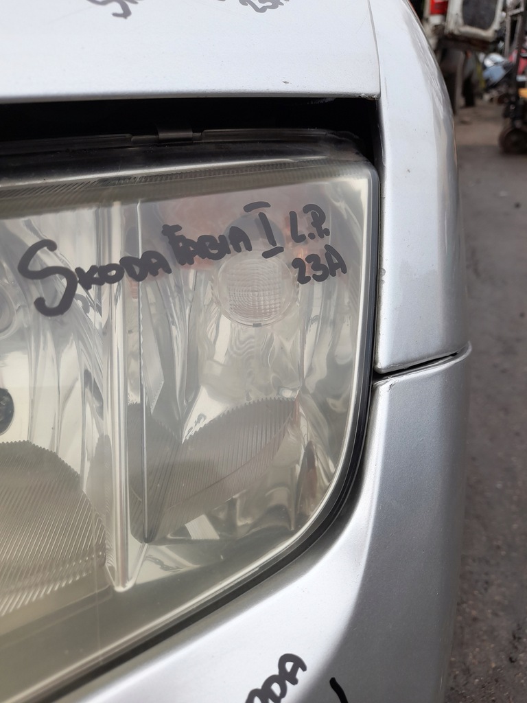 фото №7, Skoda fabia i lift лампа левый перед левая передняя