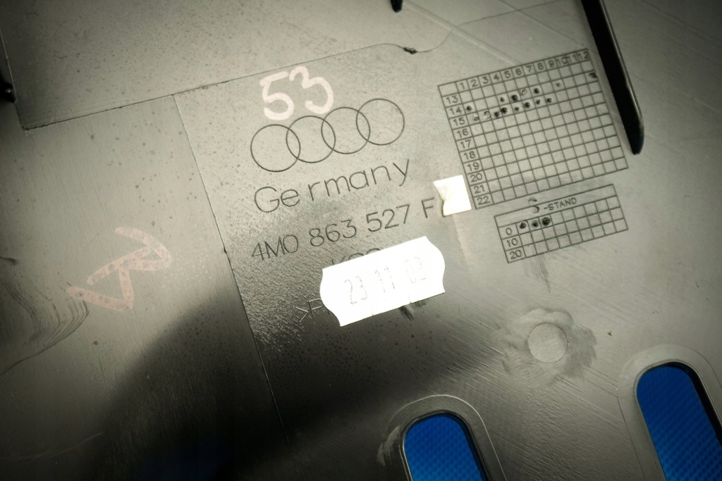 фото №10, Молдинг підпора підлога багажника audi q7 sq7 4m 4m0863527f 4pk