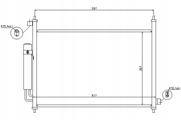 фото №11, Nissens 940064 конденсатор, кондиционер