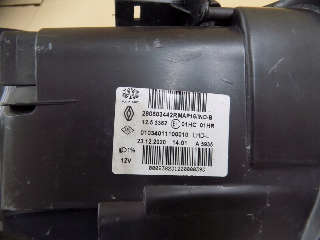 фото №13, Renault clio iv лампа ліва передня лівий перед оригінал 260603442r