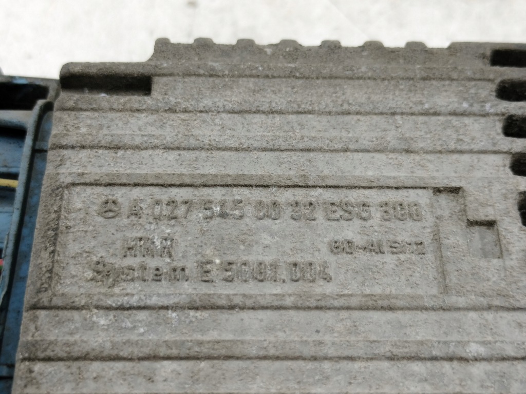 фото №8, Блок управления модуль вентиляторов mercedes a w168 a0275458032 e5001004