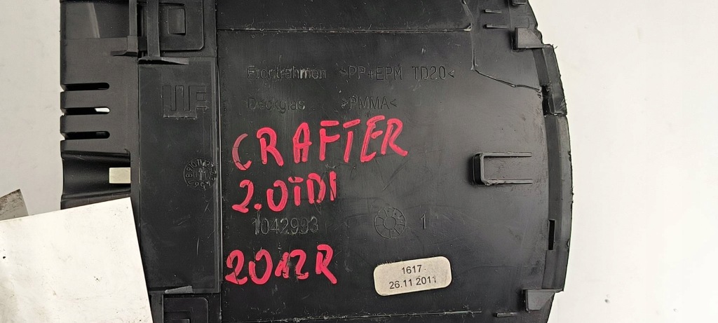 фото №7, Лічильник приладова панель hvw9069003600 volkswagen crafter