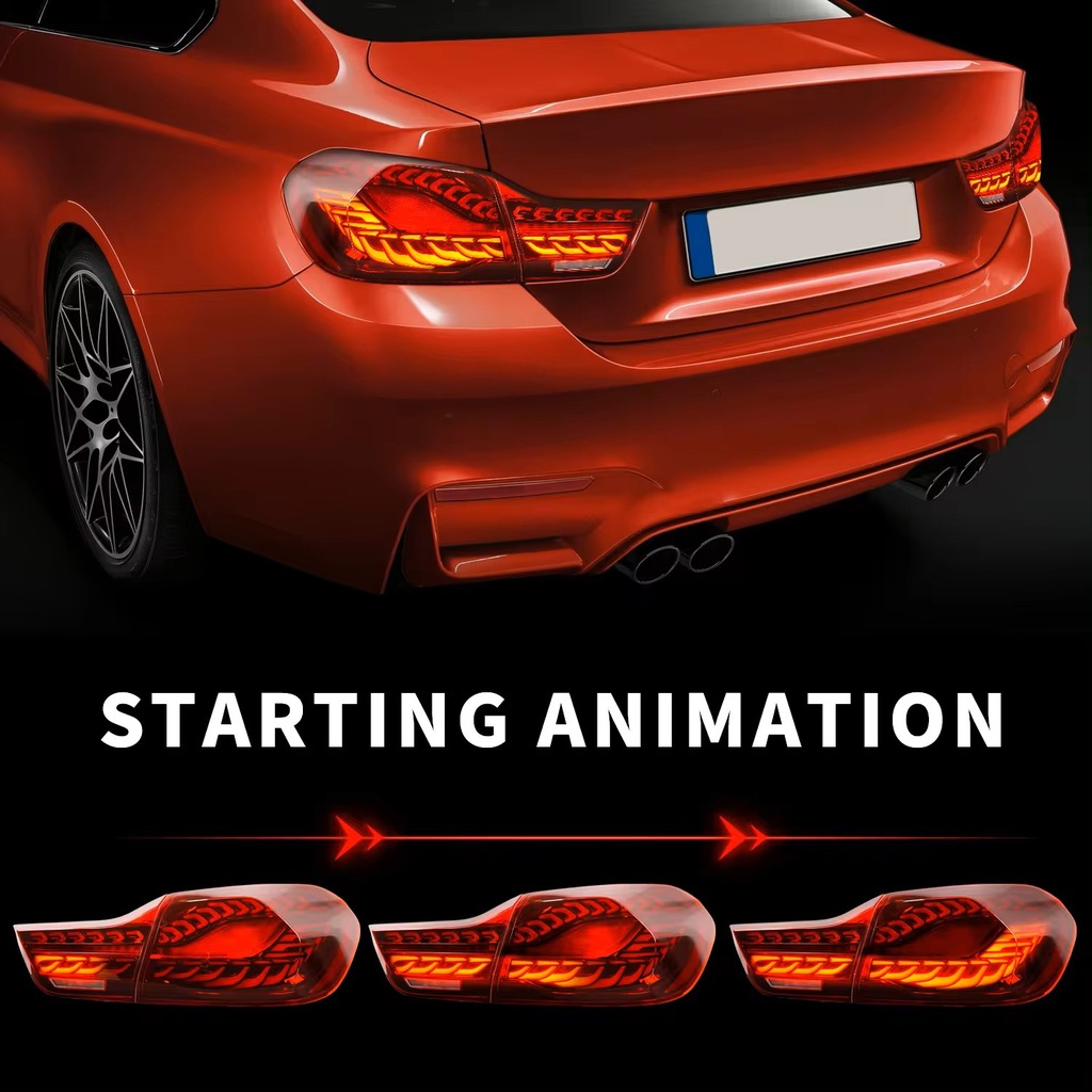 фото №14, Полный модуль задних света led автомобиля dla bmw 4 m4 f32 f33 f36 f82 f83 2013-2020