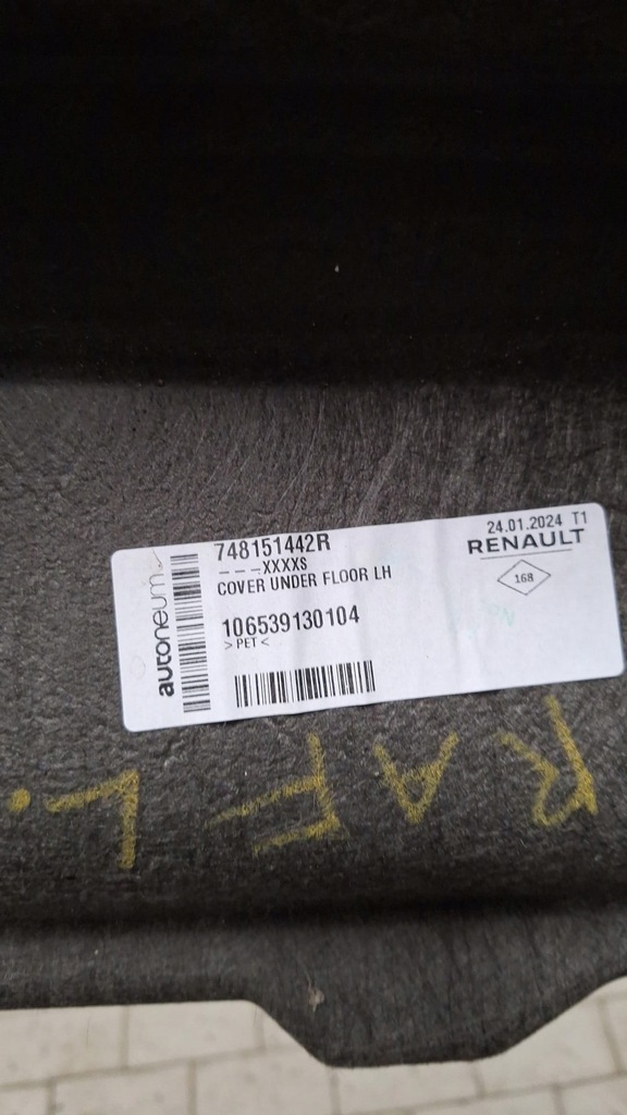 фото №9, Плита захист підвіска renault austral rafale оригінальний номер 748151442r