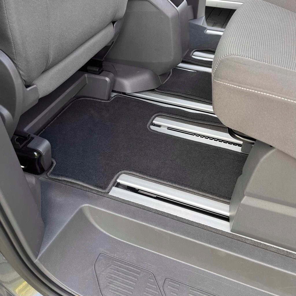 фото №11, Килимки велюрові тканинний гумові od знизу vw новий multivan t7 volkswagen